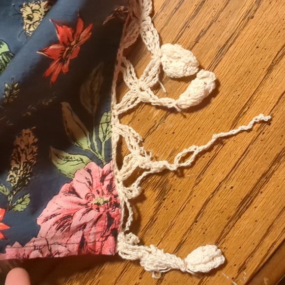 Anthropologie Butterfly Garden Floral Apron Country Cottage Core - Picture 8 of 9